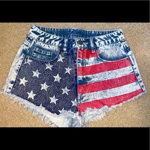 American flag shorts